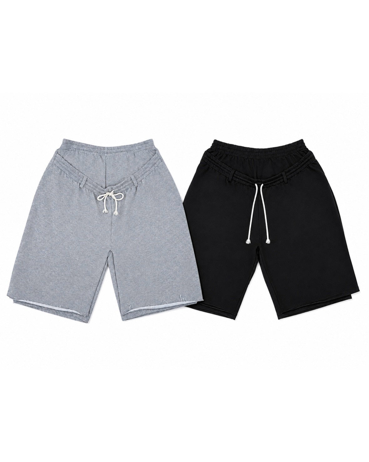 【nmtc+】Double Waist Bermuda Pants (2color)