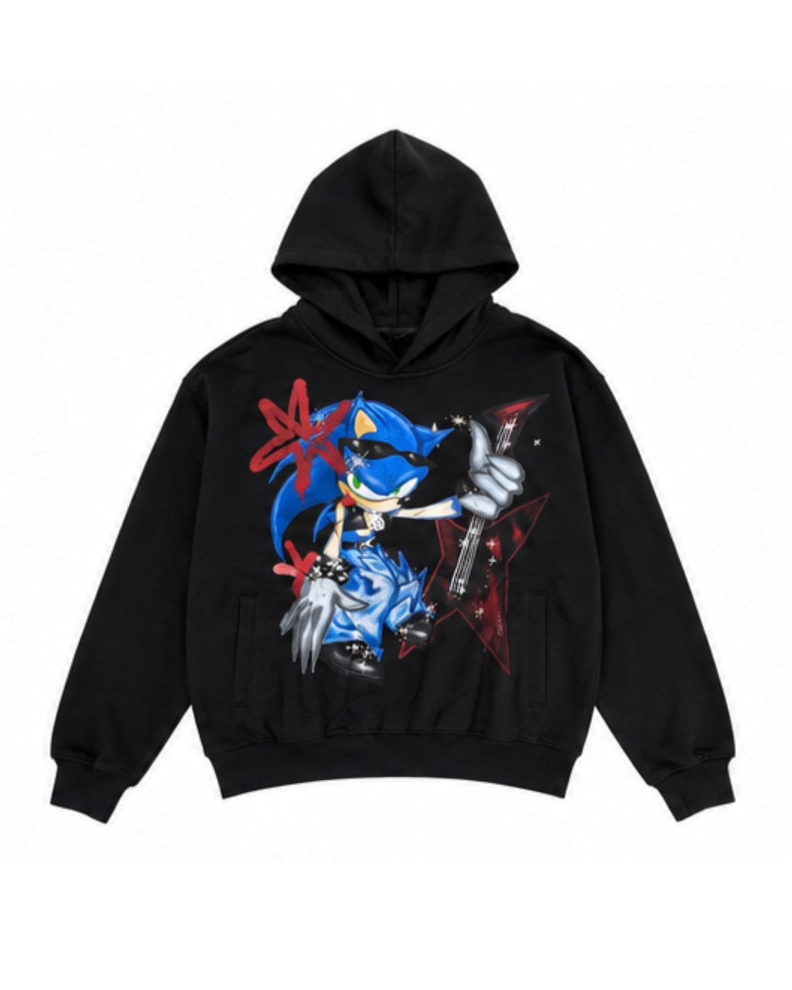 【DND4DES】Sonic Rhinestone Hoodie