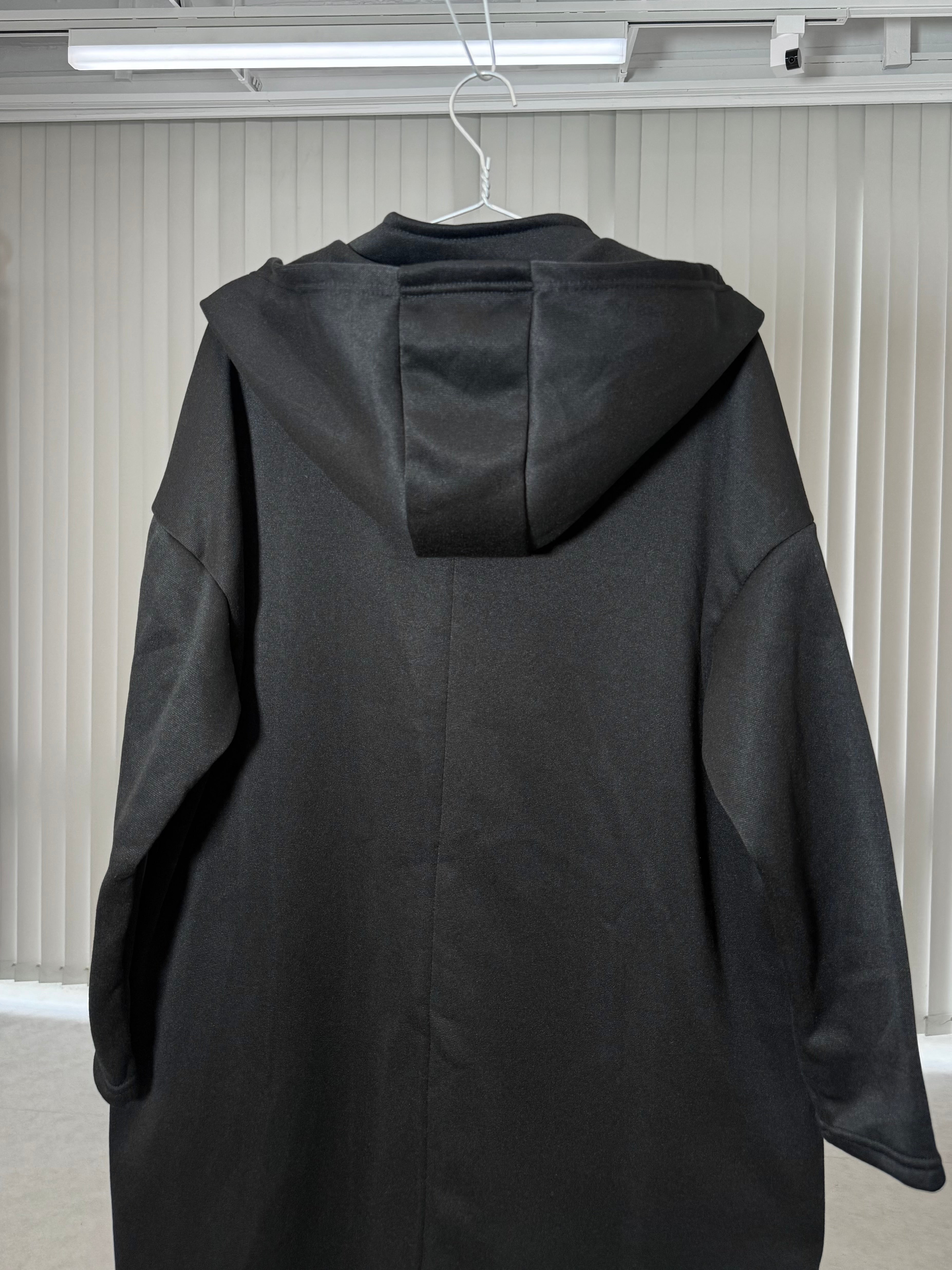 国際配送【Nerd out XU】big layered zip hoodie (2color) / 【ナード