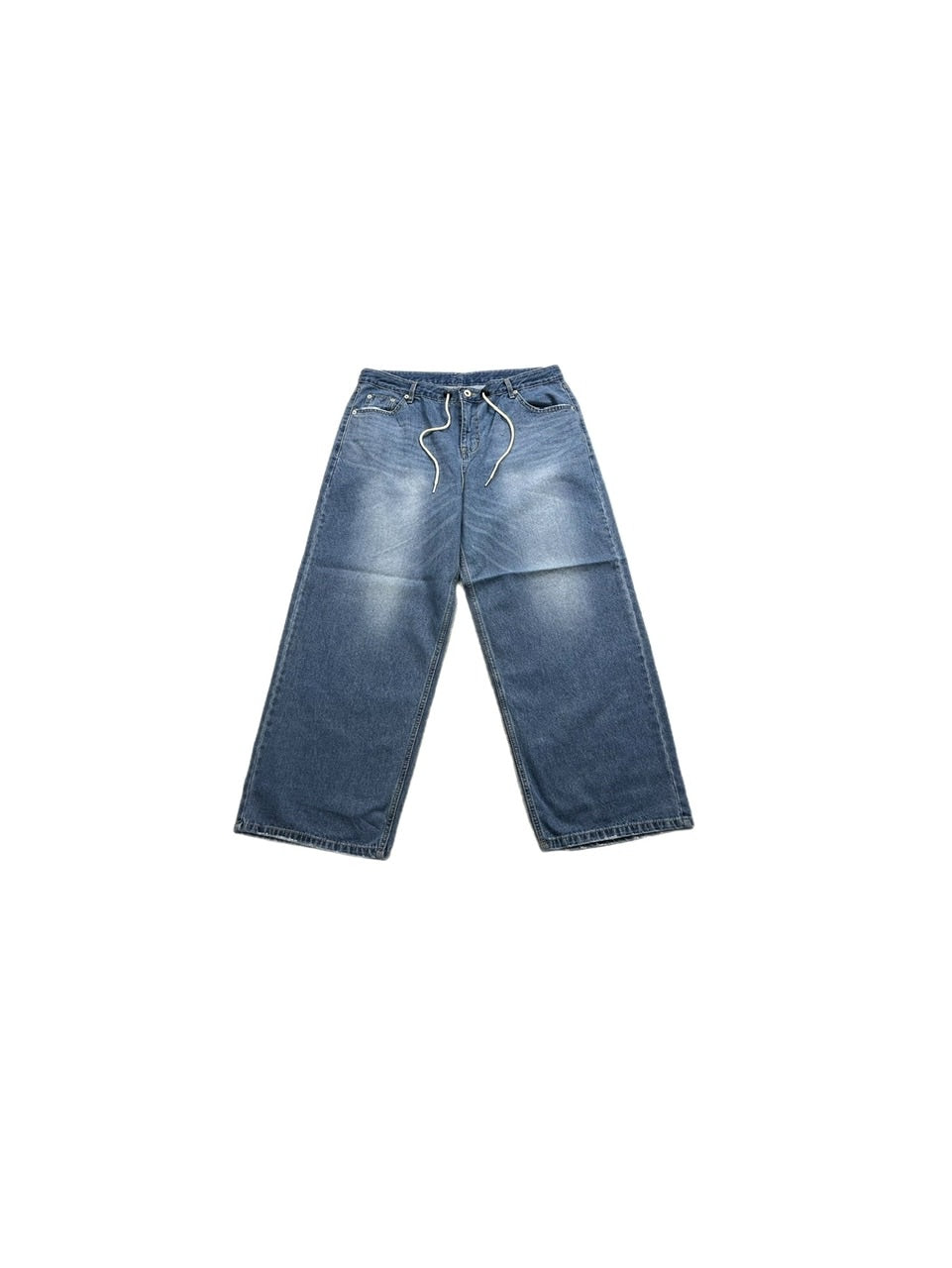 受注制【Chikashitsu +】rope wide denim pants (3color)