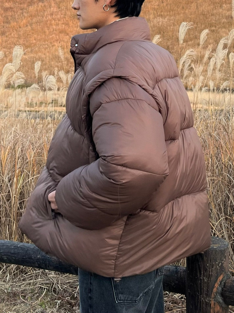 受注制【Chikashitsu +】2way padding jacket (4color)