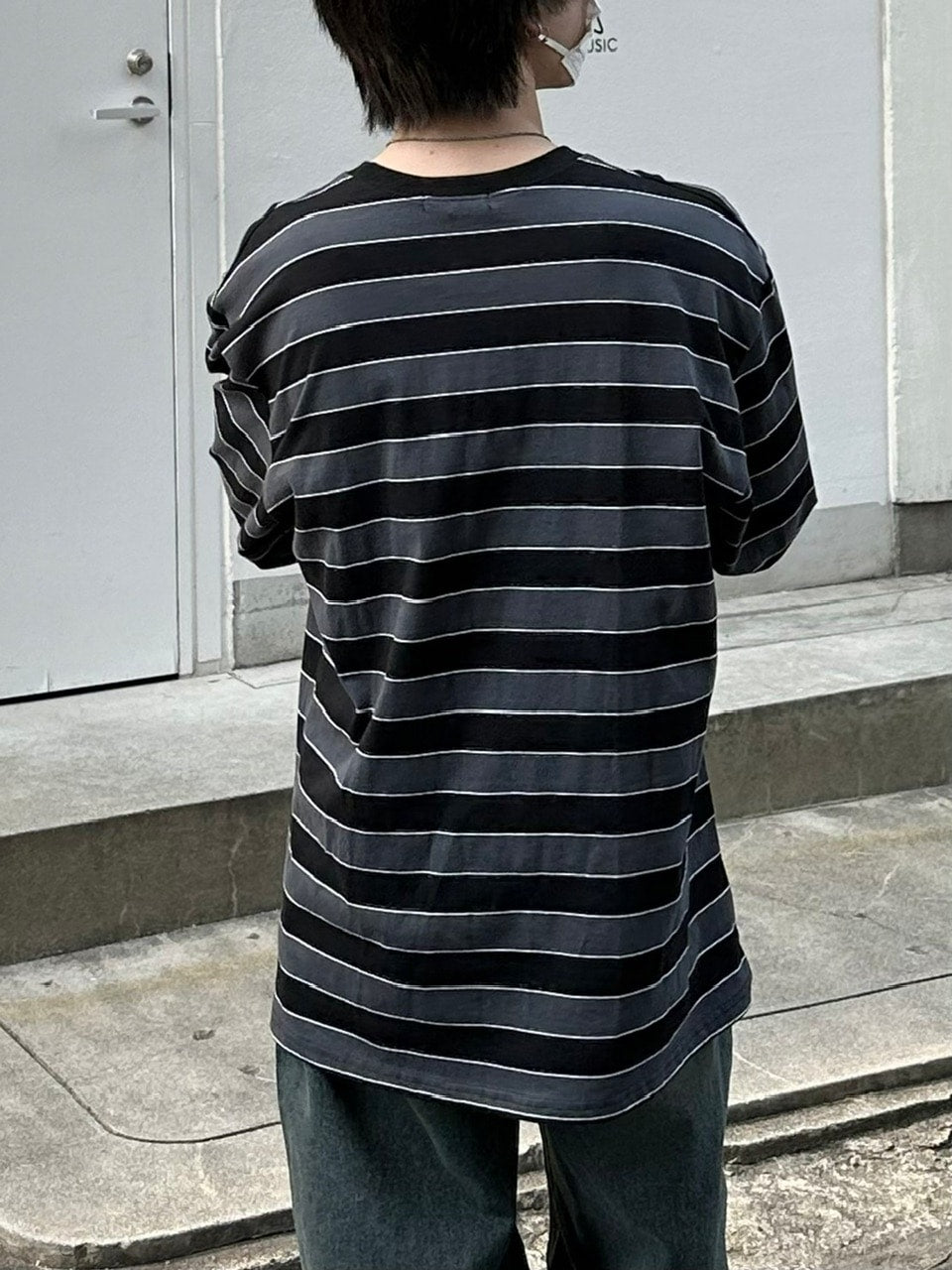 受注制【Chikashitsu +】border long sleeve (2color)