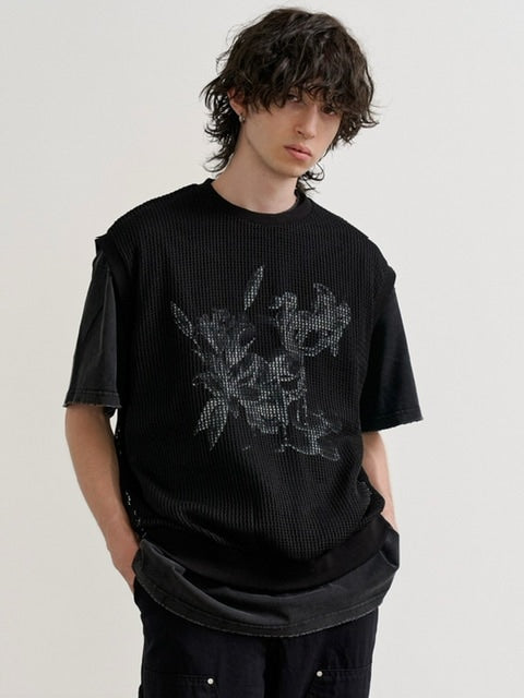 【RE:ON STUDIO】LAYERED MESH VEST