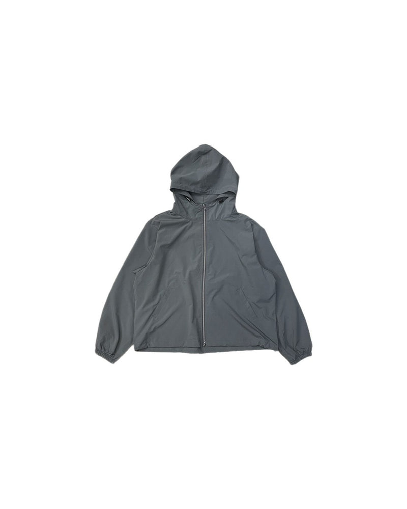 受注制【Chikashitsu +】unisex cropped hooded blouson (3color) / 【チカシツプラス】ユニセックスクロップドフード長袖ブルゾン