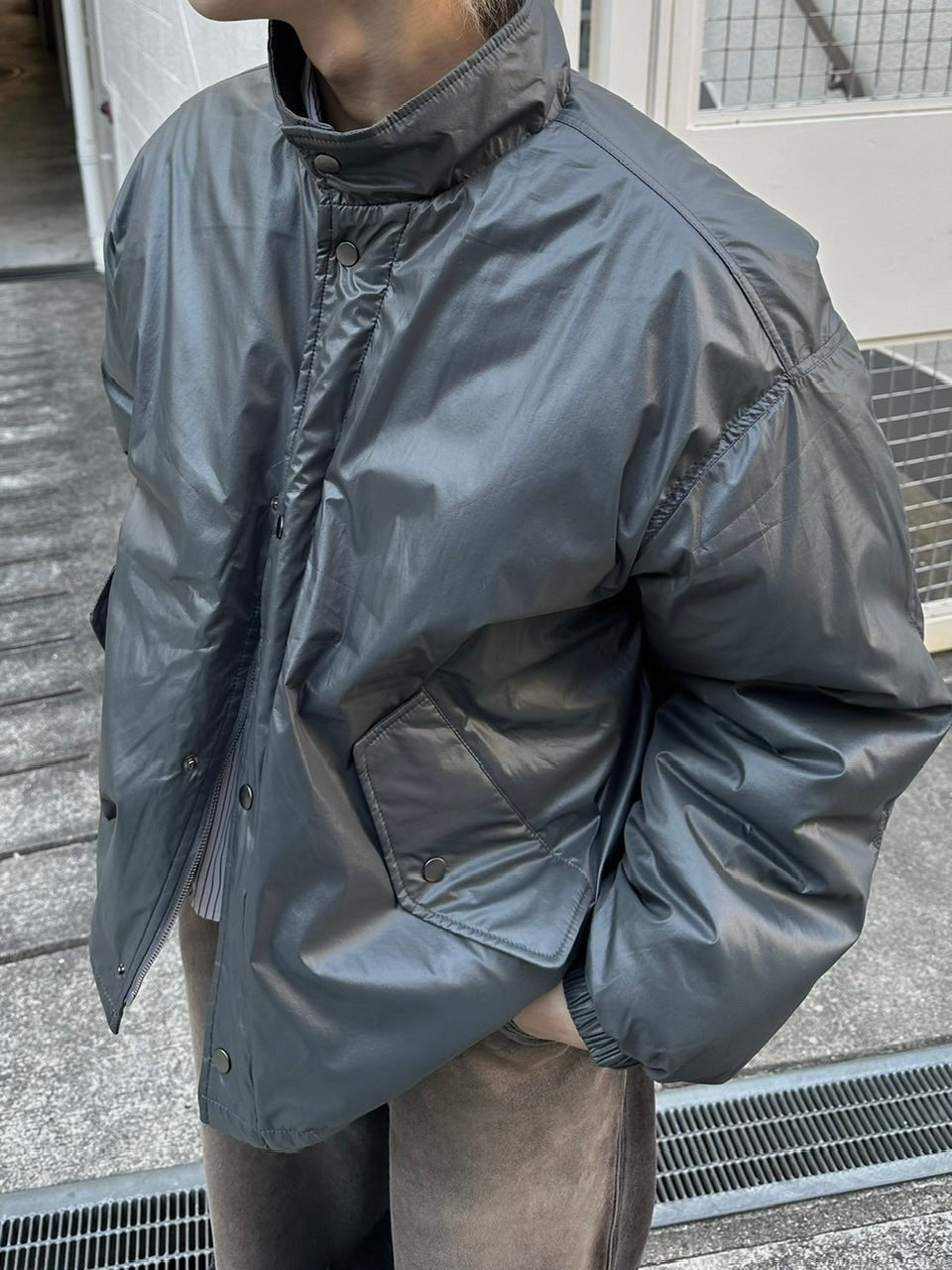 【Chikashitsu +】unisex padding blouson (4color) / 【チカシツプラス】ユニセックスパディングエムエーワン長袖ブルゾン