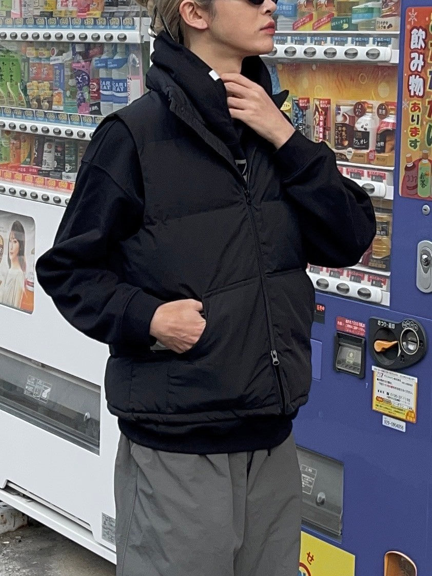 受注制【Chikashitsu +】padded vest (5color)