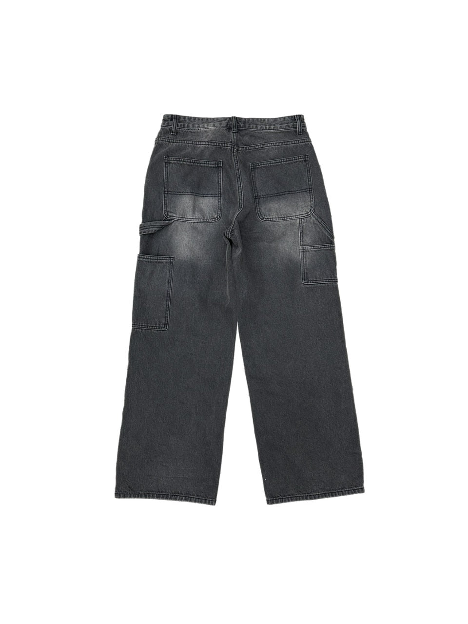 大阪店WEB限定受注制【Chikashitsu +】vintage wash carpenter denim pants (2color)