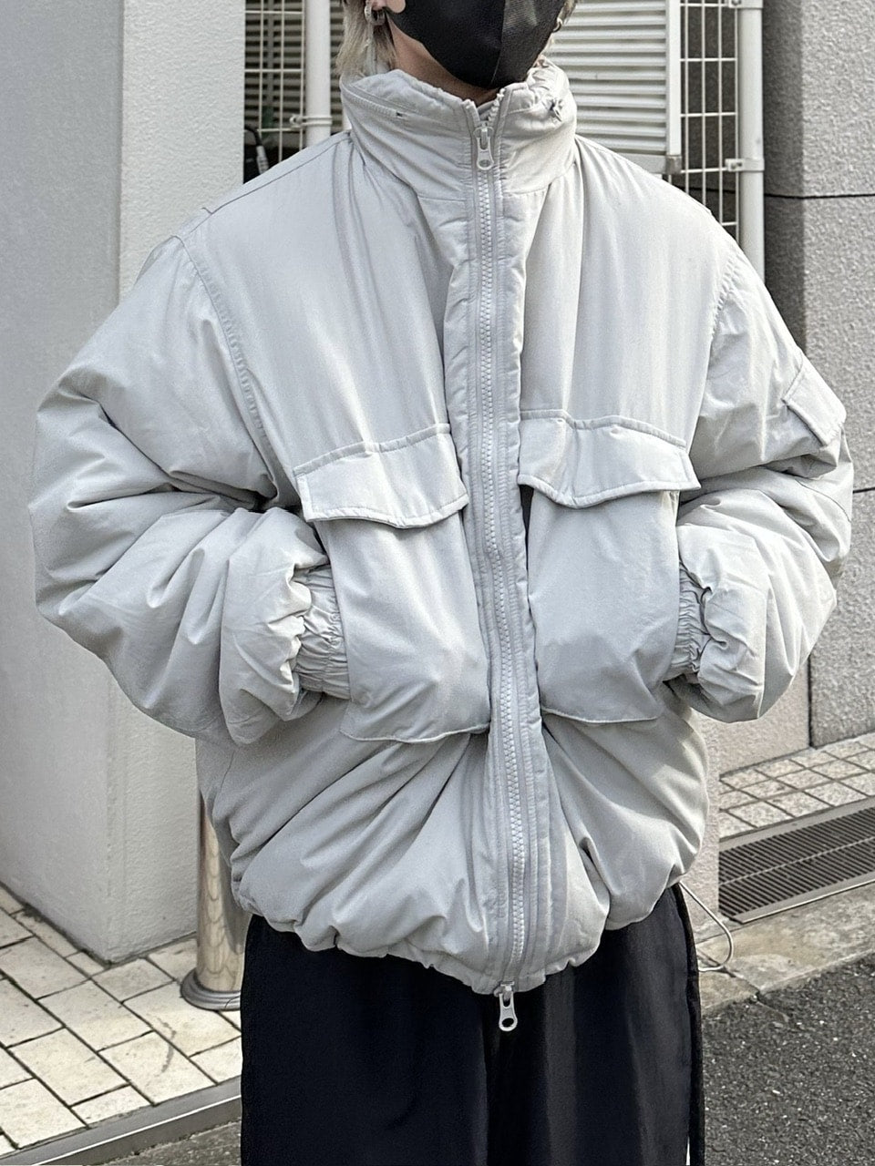 大阪店WEB限定【Chikashitsu +】flight padded jacket (3color)