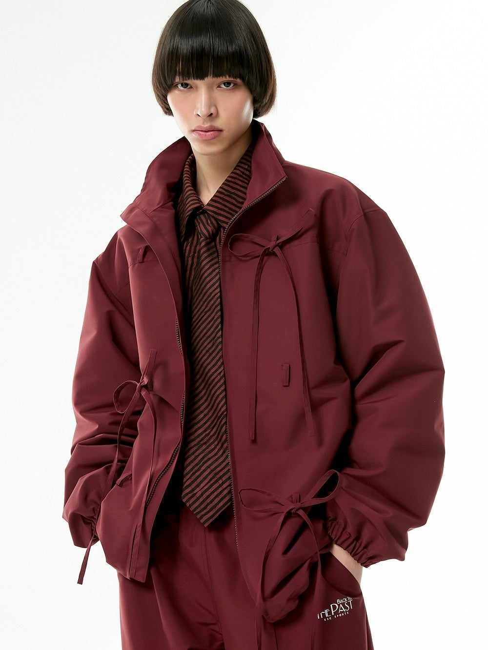 【ESC STUDIO】ribbon training jacket