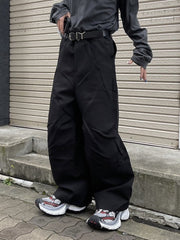 【Chikashitsu +】pattern design slacks (2color)