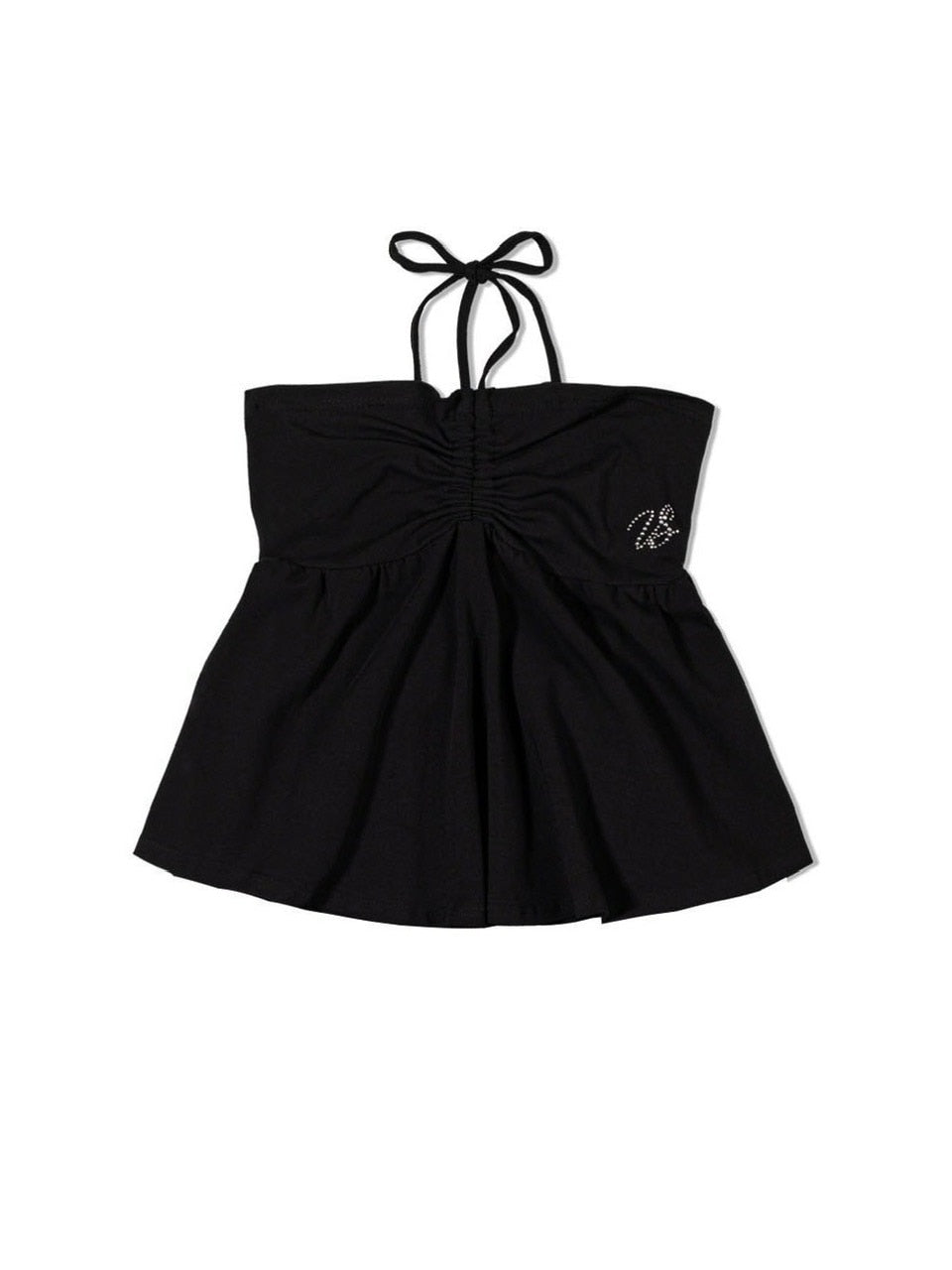 【Uglyshadow】BEADS TUNNEL SLEEVELESS / 【アグリーシャドウ】ビーズホルターネックキャミソールチュニック