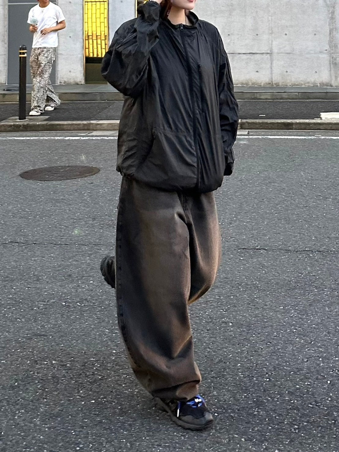 受注制【Chikashitsu +】super buggy denim pants (3color) / 【チカシツプラス】スーパーバギーデニムパンツ