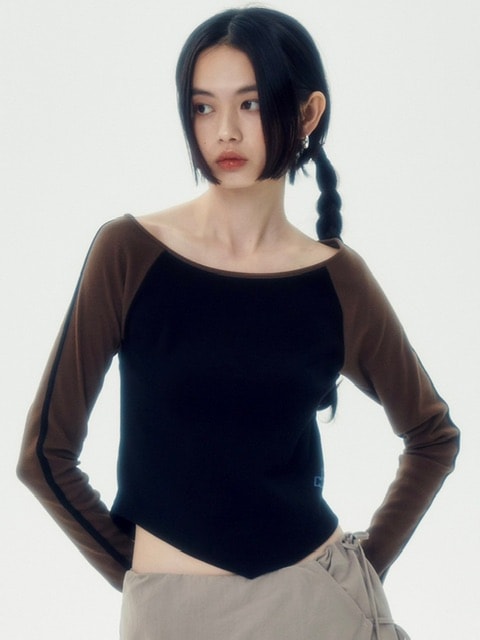 【runningHIGH】SPORTS SLIM RAGLAN TEE