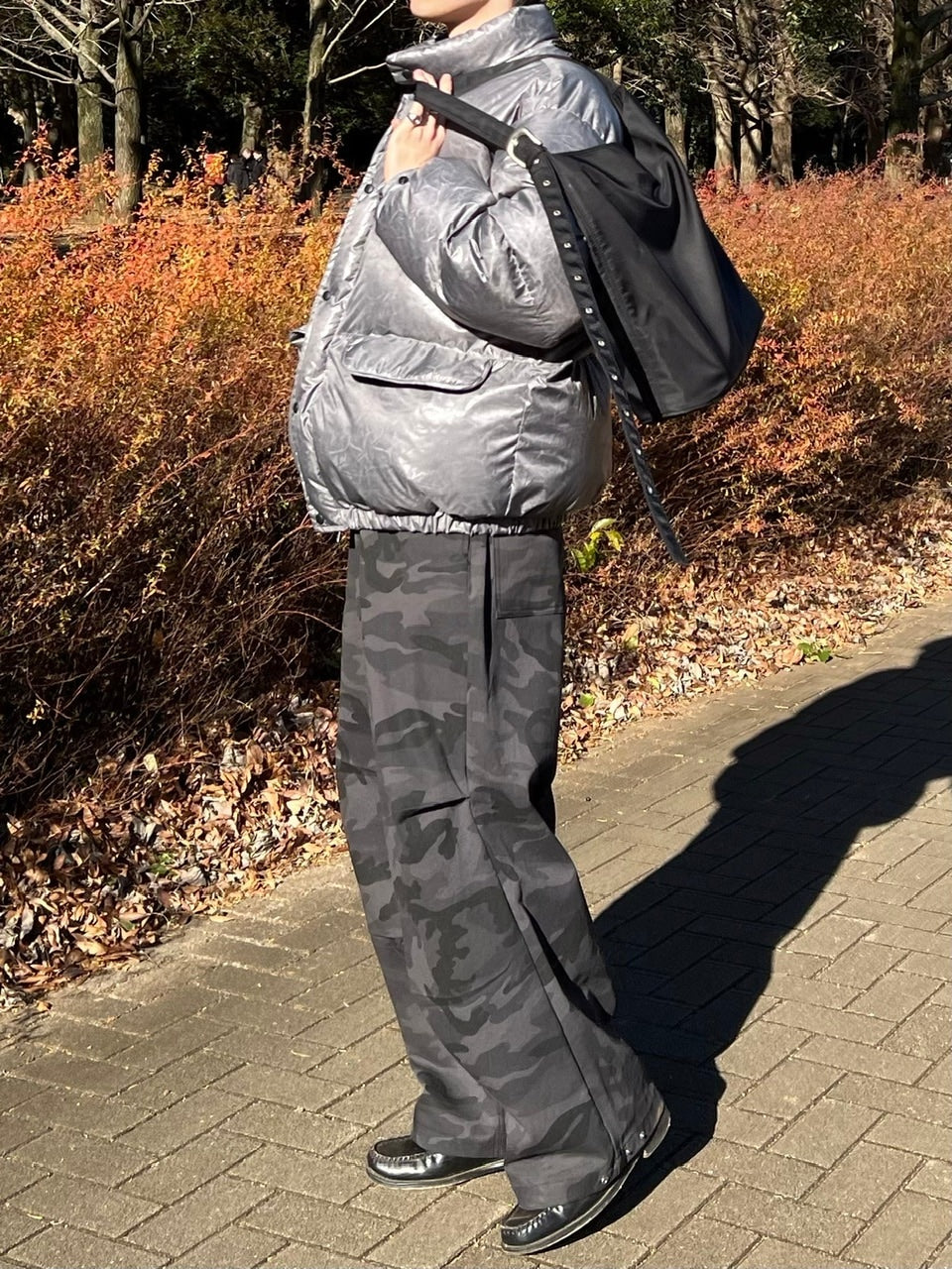 受注制【Chikashitsu +】unisex padding heat jacket (3color)