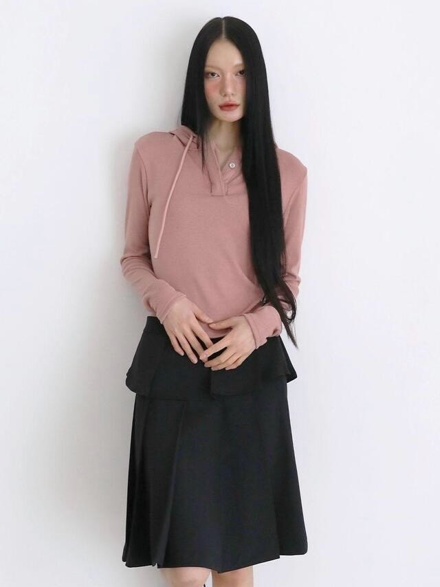 【Uglyshadow】BASIC CROP HOODIE