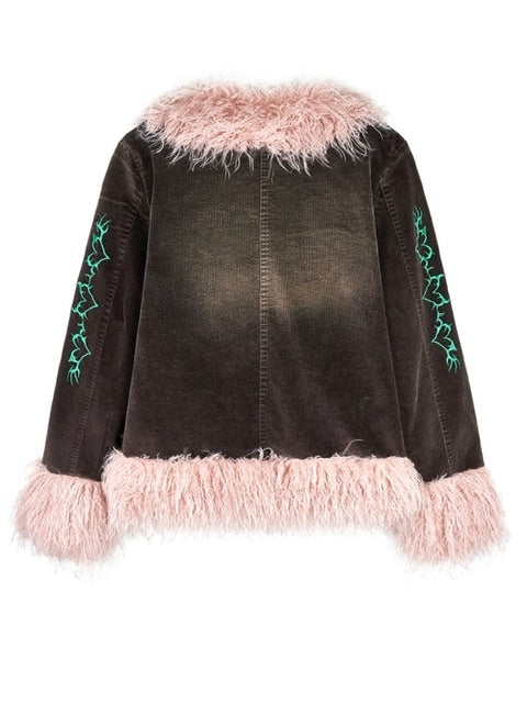 【YOUTHBATH】Fluffy washed jacket