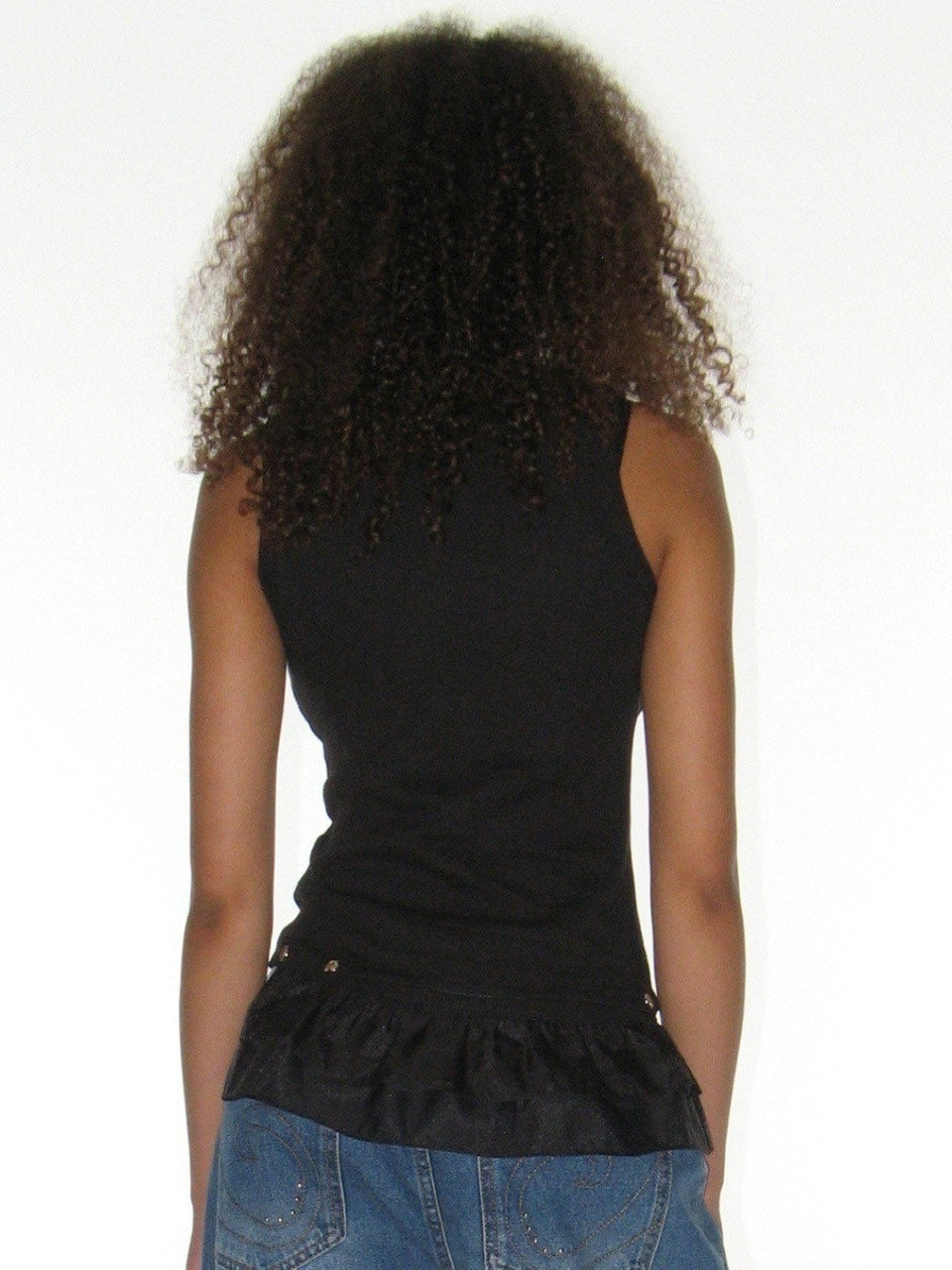 【CRANK】FRILL SNAP SLEEVELESS