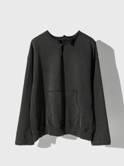 【Cord】Round Cut Vent Crew-neck