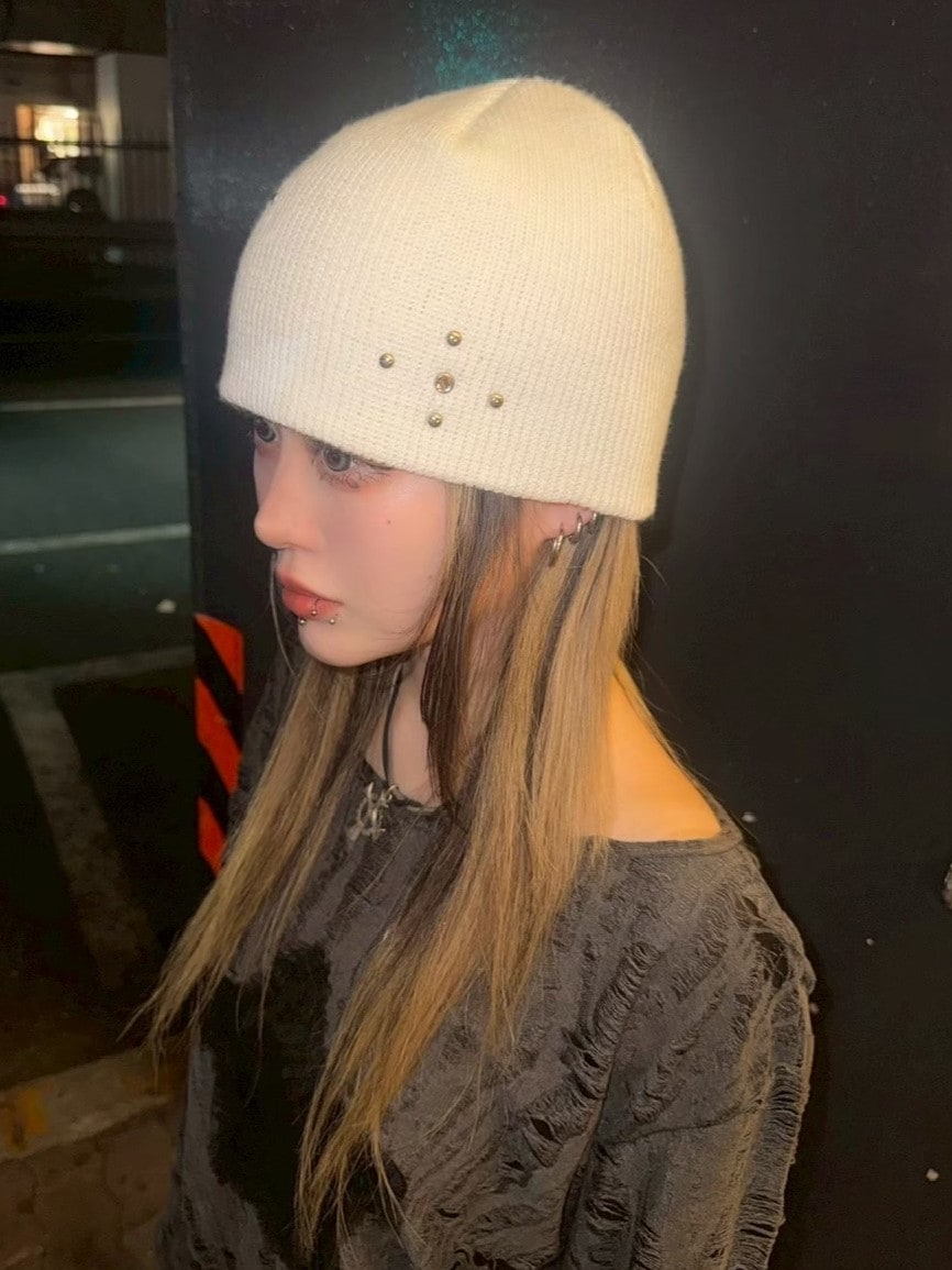 【SETUP‐EXE】STUDDED BEANIE