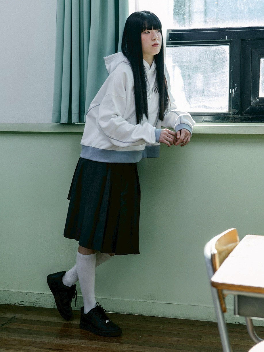 【TUOMIO】MIDI PLEATS RIBBON CULOTTES