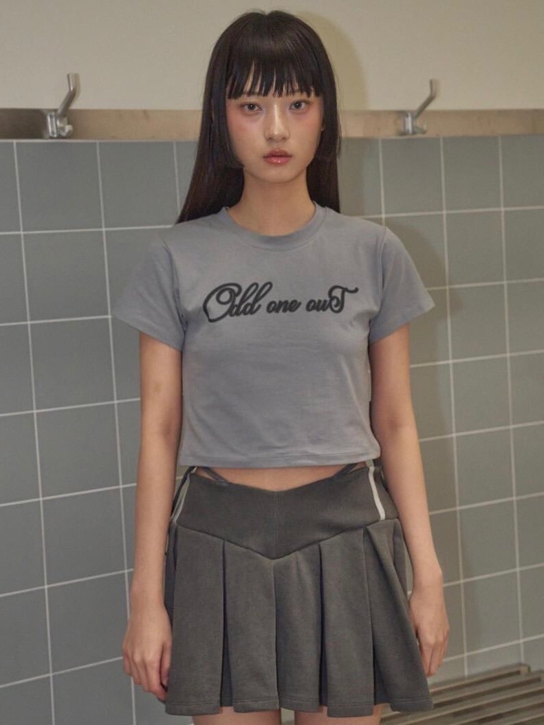 【ODDONEOUT】TWO TONE LOGO T-SHIRTS