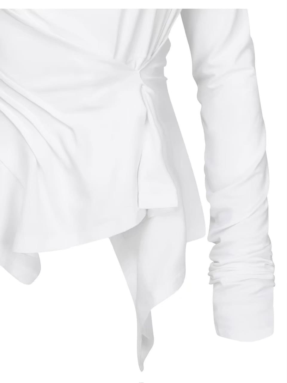 【NACHE】INCLINE DRAPING LONG SLEEVE