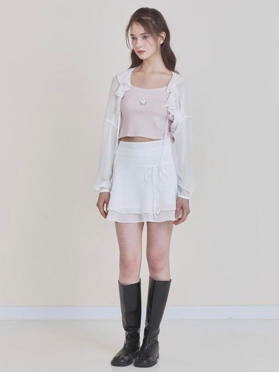 【NOTYOURROSE】Fairy chiffon bolero