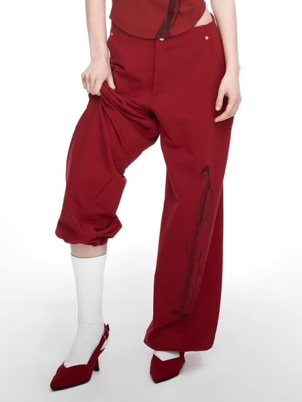 【NACHE】DRAWING SWEAT PANTS (UNISEX)