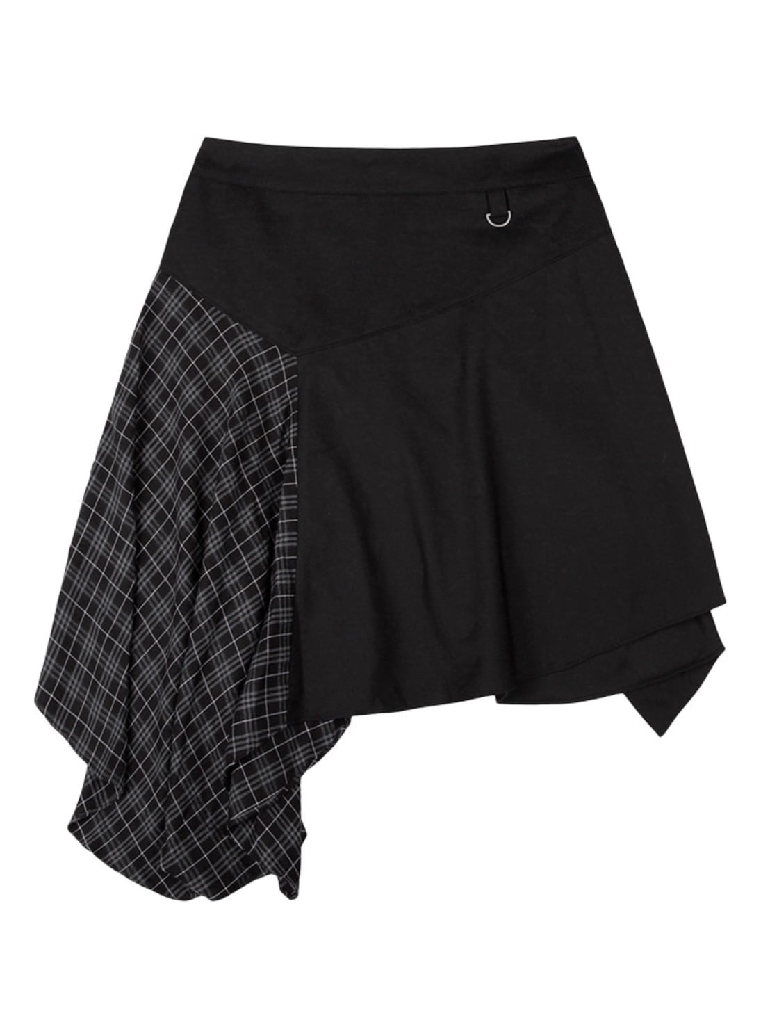 【TUOMIO】LAYERED ASYMMETRIC SKIRT / 【トゥオミオ】レイヤードアシンメトリースカート