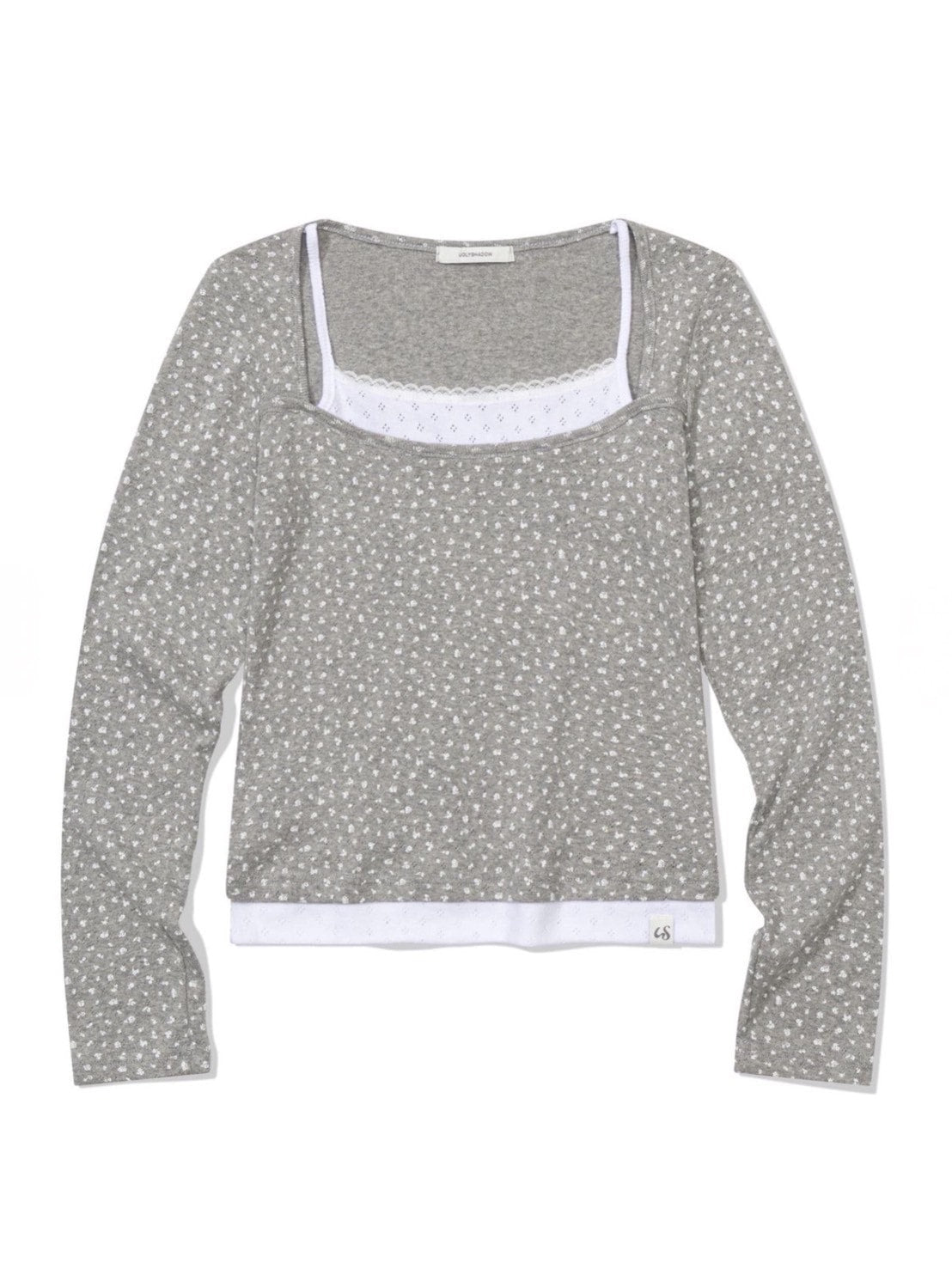 12/21 20:00 再販【Uglyshadow】FLOWER LAYERED T-SHIRT