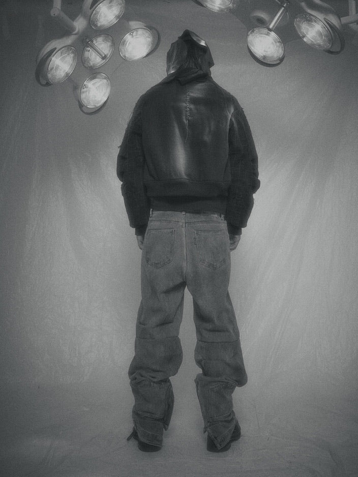 【SURGERY】surgery Scarline varsity jacket