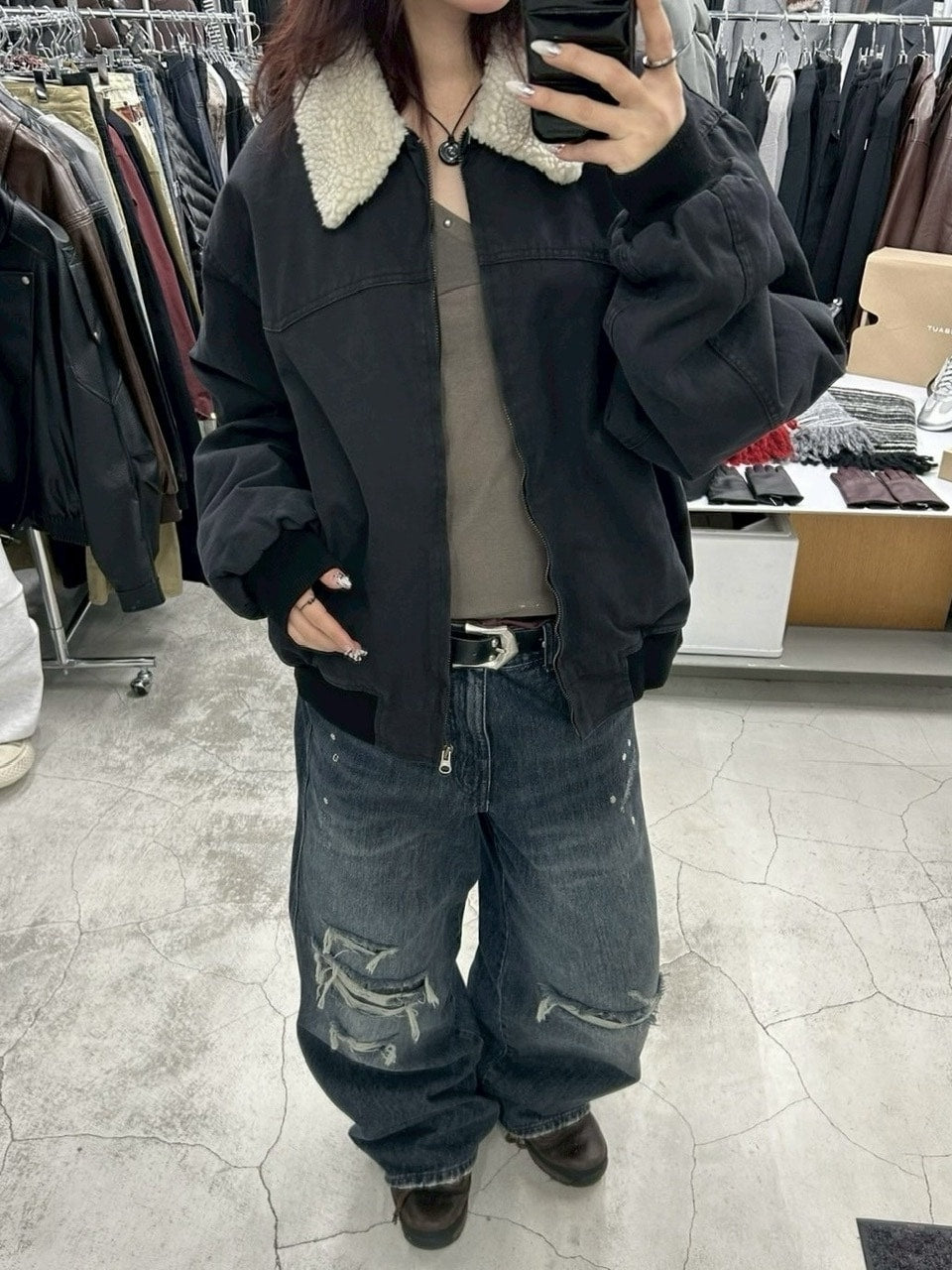 受注制【youll】boa western blouson