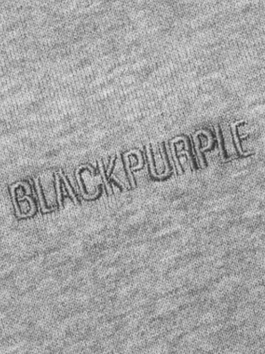 【BLACK PURPLE】Shadow Loop Zip-Up Hoodie
