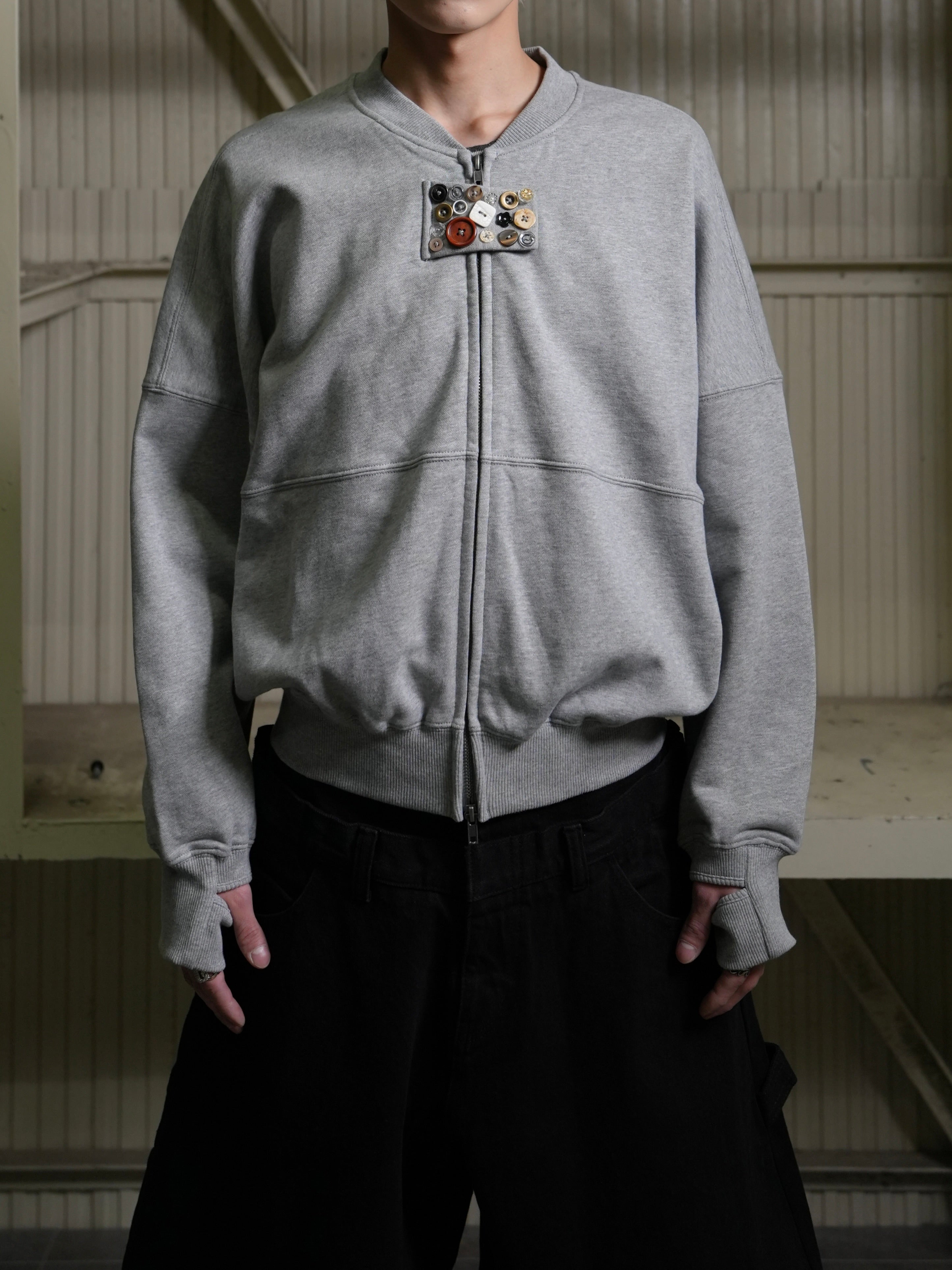 【Lee fi Ne】Multi Button Zip-Up Jacket