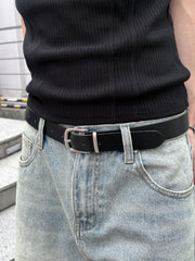 受注制【youll】basic leather belt (2color)