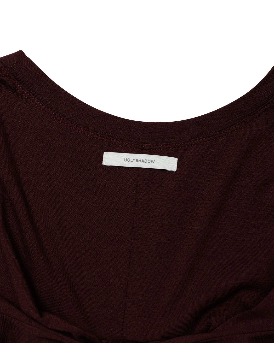 【Uglyshadow】BACK RIBBON T-SHIRT