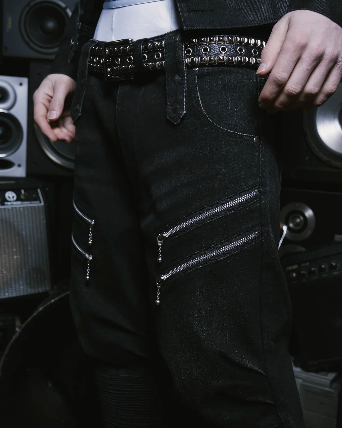 【TYPE SHADE】TYPE NEE BIKER STRAIGHT DENIM