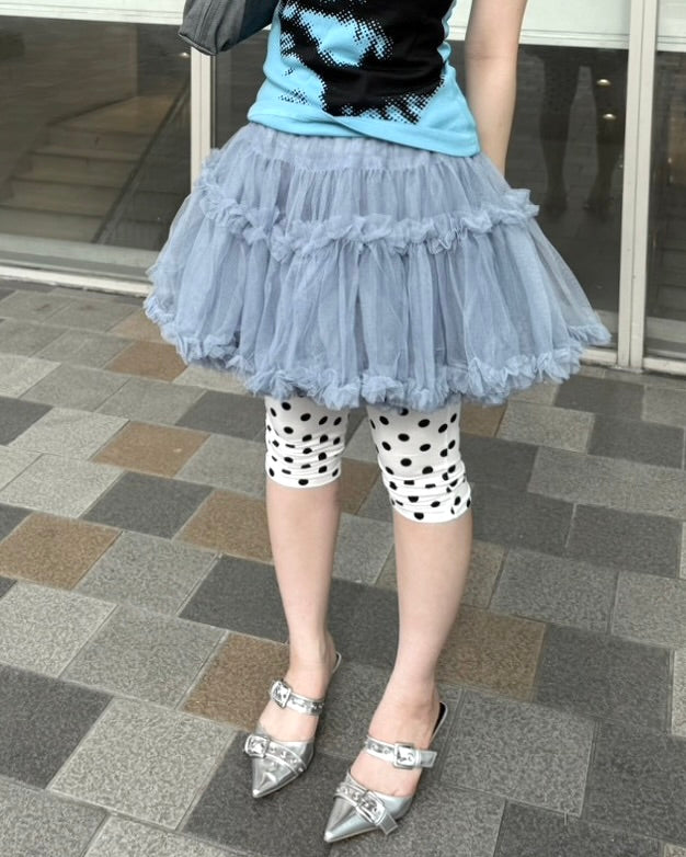 7/17 20:00 発売 国際配送【Nerd out XU】volume frill skirt (4color)