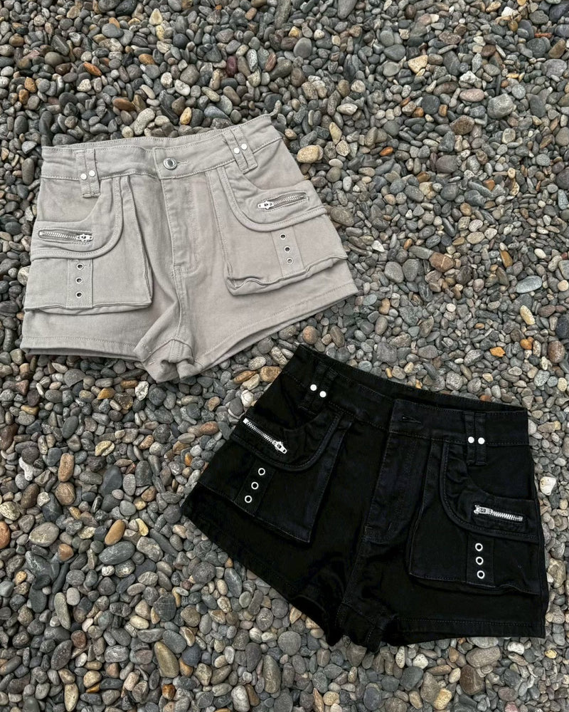 【Never mind the XU】cargo short pants (2color)