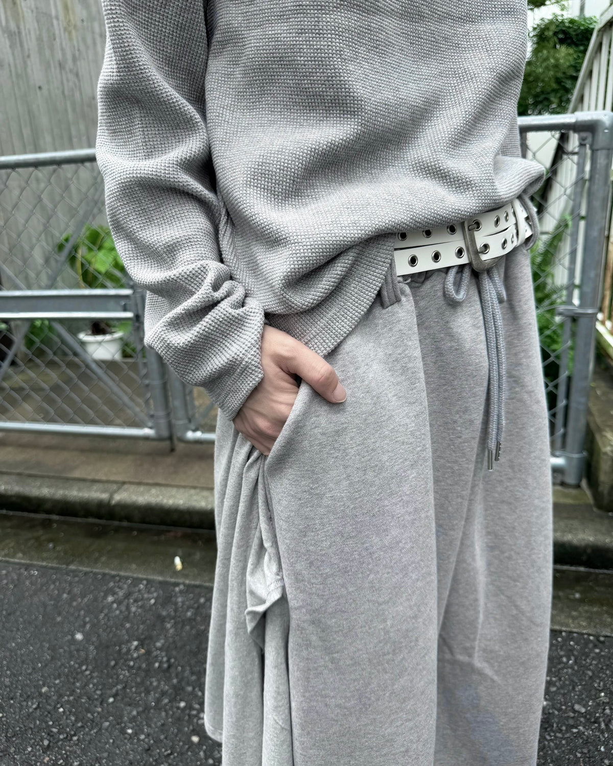 受注制【nmtc+】Drape Layer Pants (2color)