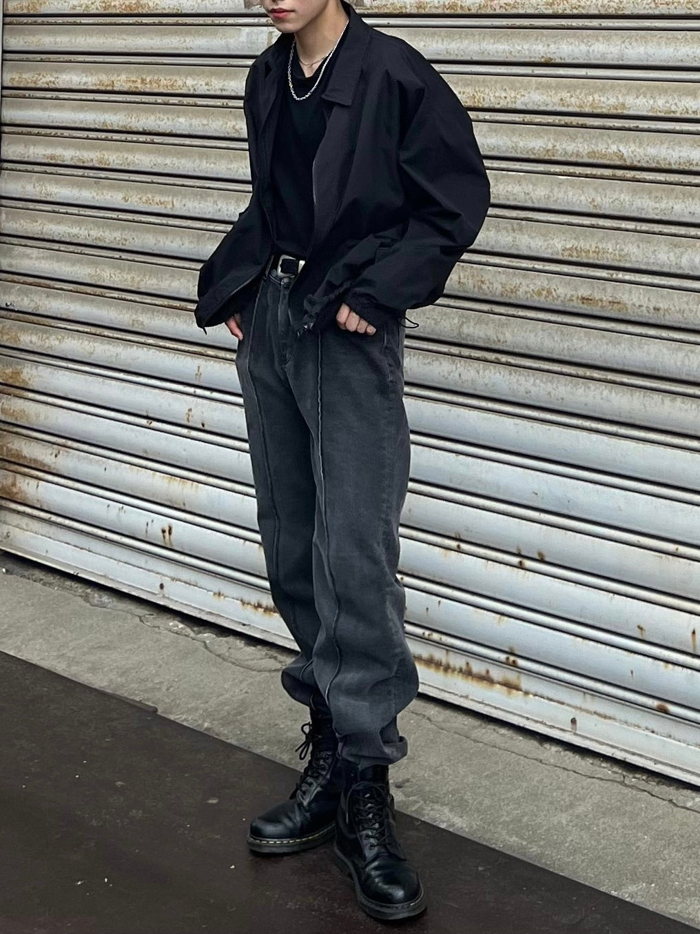 受注制【Chikashitsu +】nylon blouson (4color)