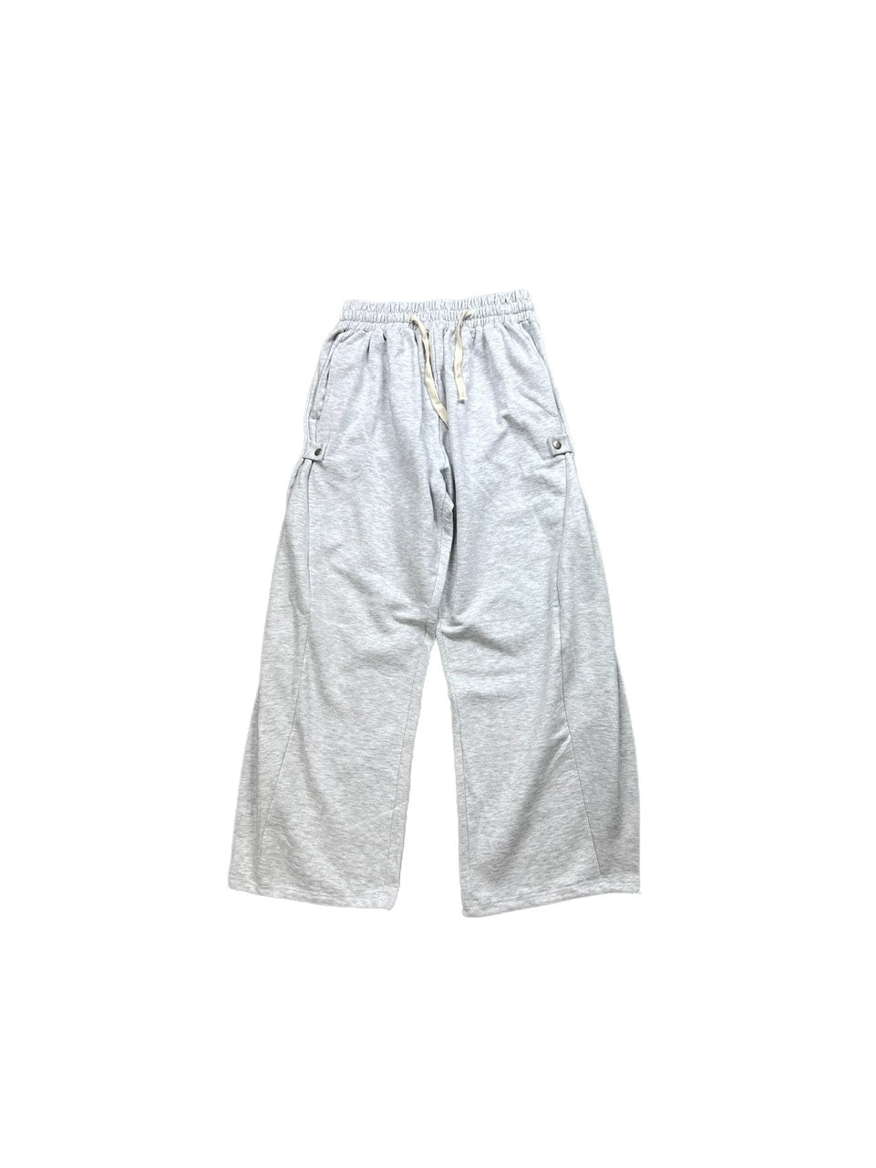 【Chikashitsu +】side button balloon sweat pants (3color)