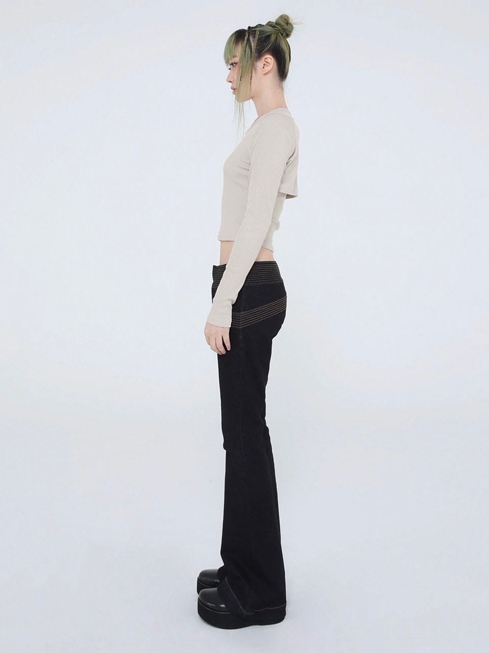 【Ugly shadow】DAILY CROP CARDIGAN