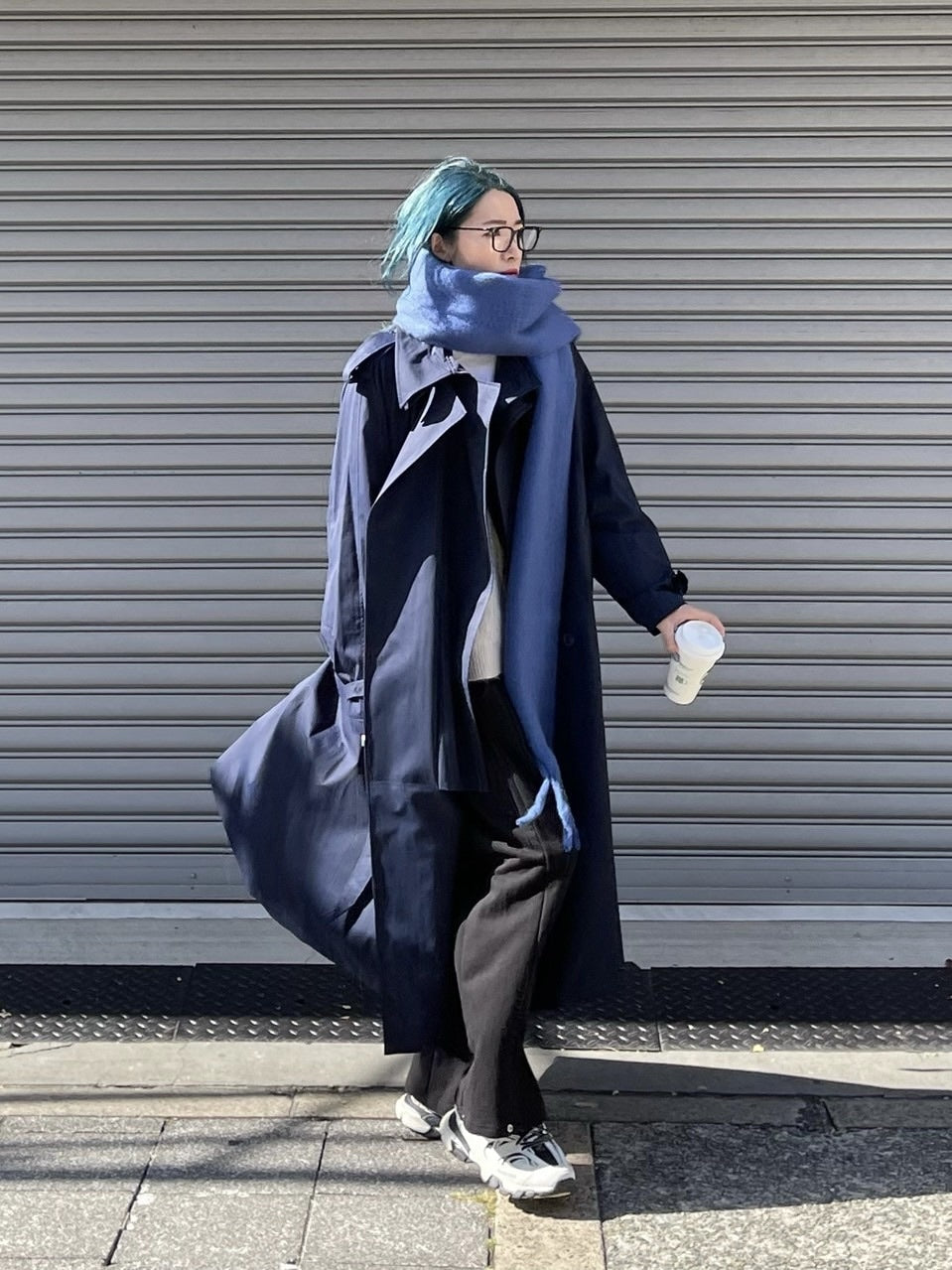 受注制【Chikashitsu +】volume color muffler (6color)