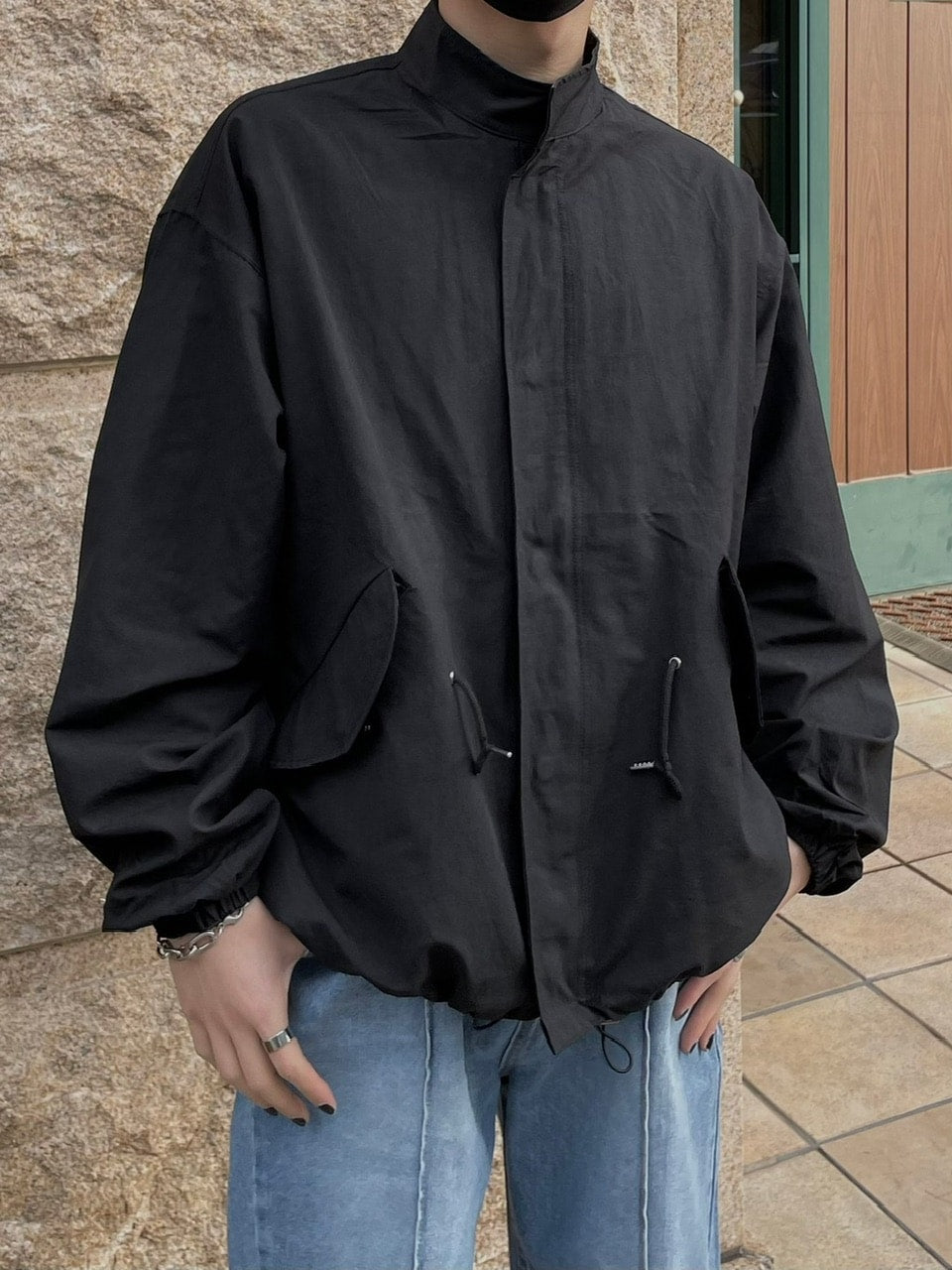 受注制【Chikashitsu +】cotton blouson(3color) / 【チカシツプラス】コットンジャケット