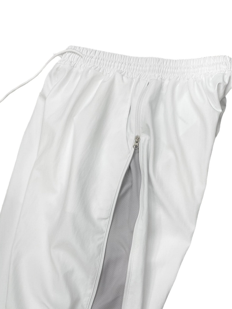 受注制【Chikashitsu +】side zip wide nylon pants (3color)