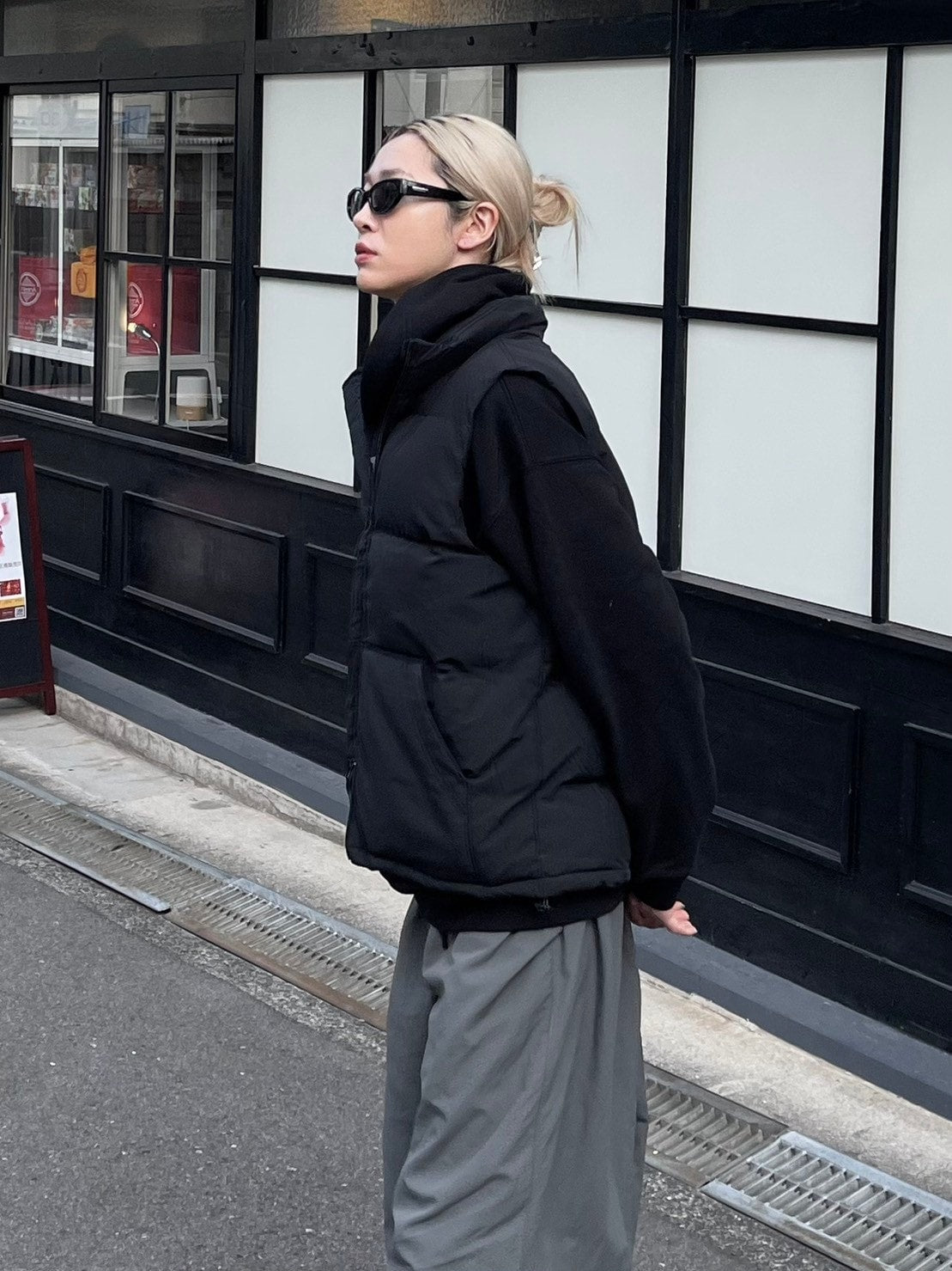 受注制【Chikashitsu +】padded vest (5color)