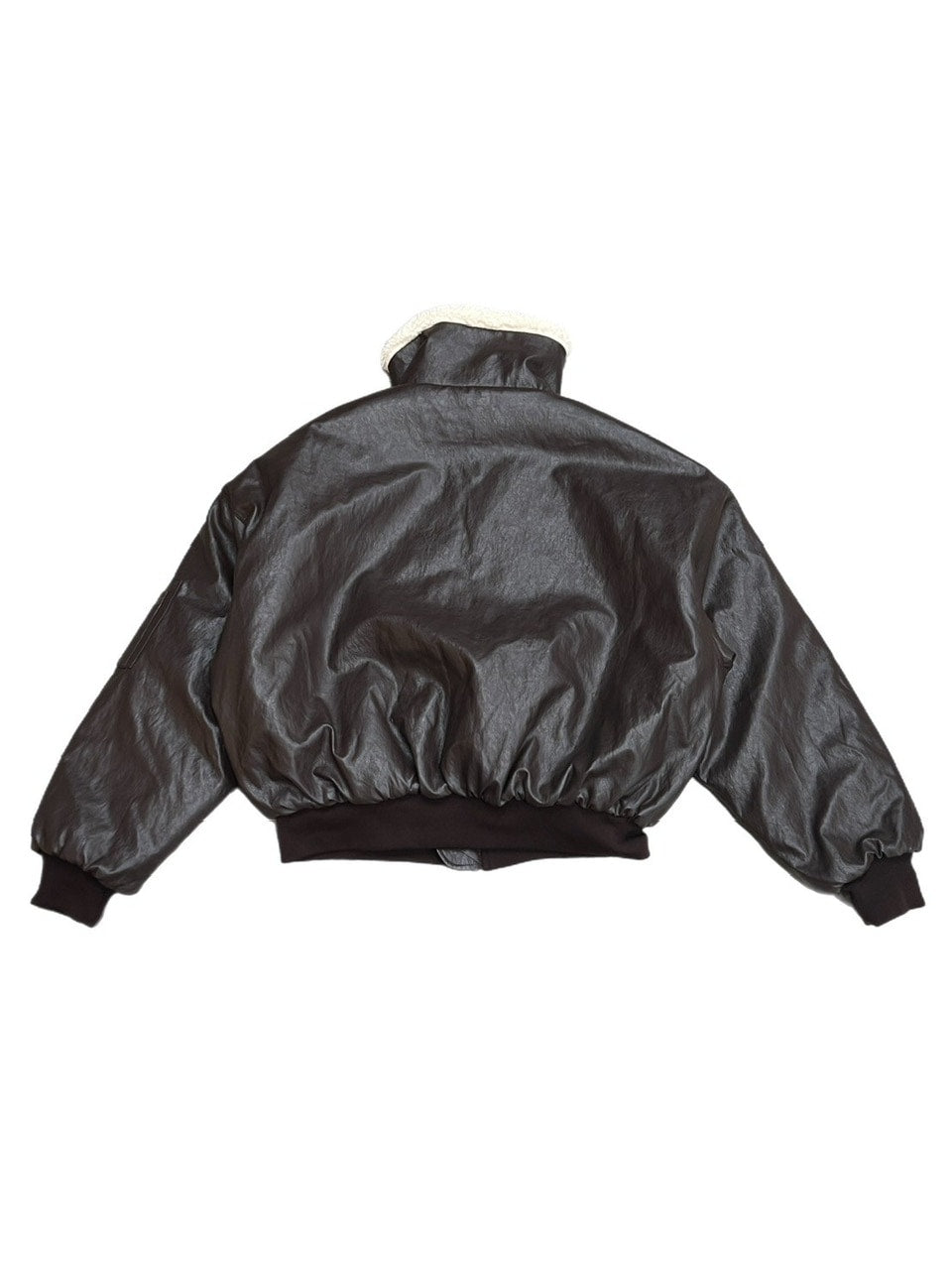 Chikashitsu +】leather bomber mustang jacket (2color) – PRESSING