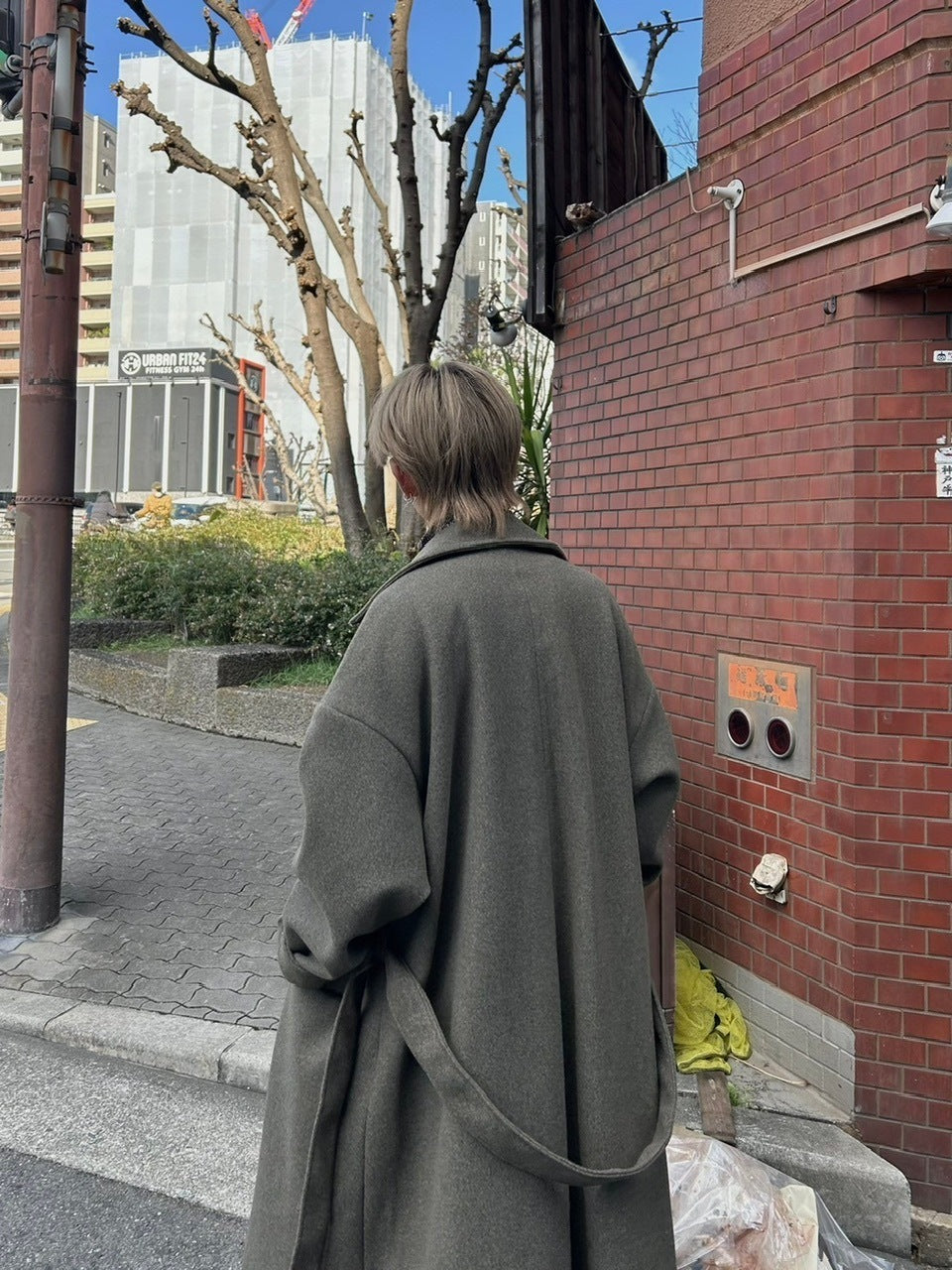 大阪店WEB限定【Chikashitsu +】oversized wool double coat (2color)