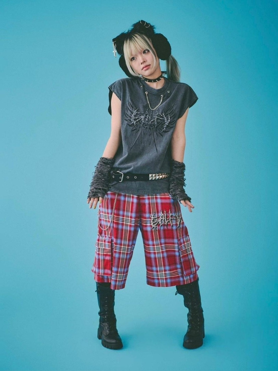 【GALFY】ゴリ厨二タンク / 【ガルフィー】ロゴプリントタンクトップ